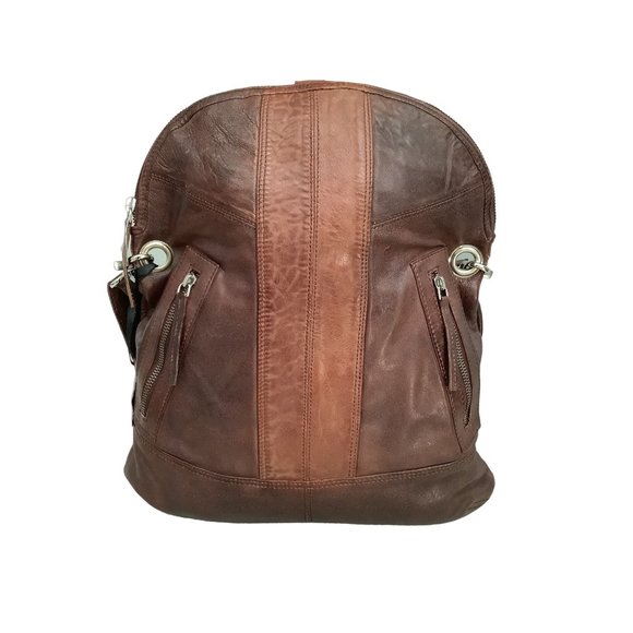 Koret Leather Backpack in Brown main image 4